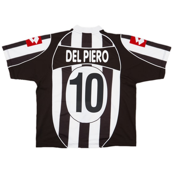 2002-03 Juventus Home Shirt Del Piero #10 - 7/10 - (XL)
