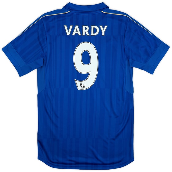2016-17 Leicester Home Shirt Vardy #9 (S)