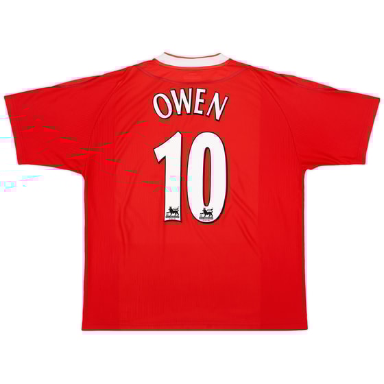2002-04 Liverpool Home Shirt Owen #10 - 3/10 - (XL)