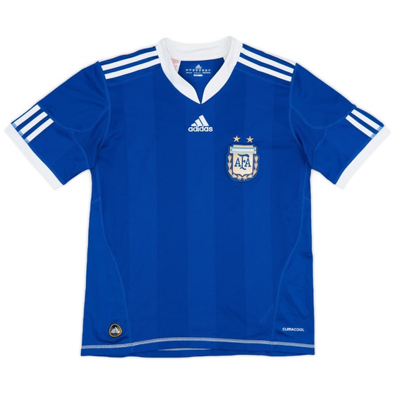 2010-11 Argentina Away Shirt - 8/10 - (L.Boys)