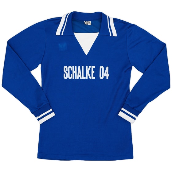 1977-78 Schalke Home L/S Shirt - 6/10 - (M)