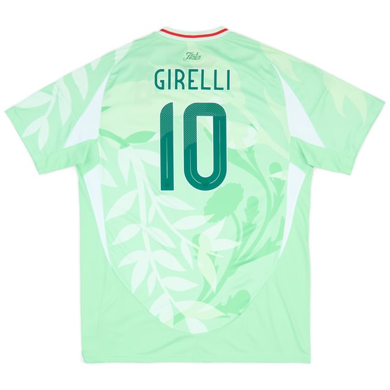 2025-26 Italy Women's Away Shirt Girelli #10 (Unisex Fit) 