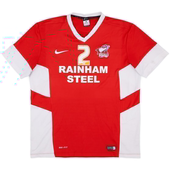 2014-15 Scunthorpe United Player Issue Macron Training Shirt #2 - 8/10 - (L)