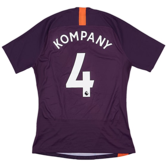 2018-19 Manchester City Authentic Third Shirt Kompany #4 - 8/10 - (L)