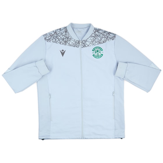 2017-18 Hibernian Macron Track Jacket - 8/10 - (XL)