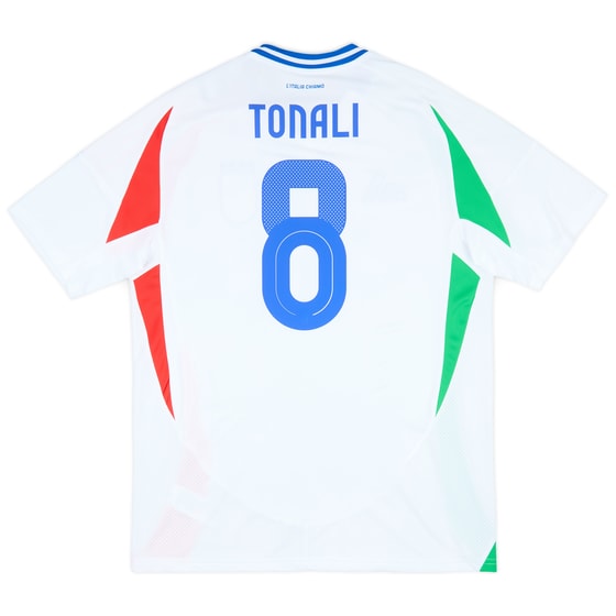 2024-25 Italy Away Shirt Tonali #8