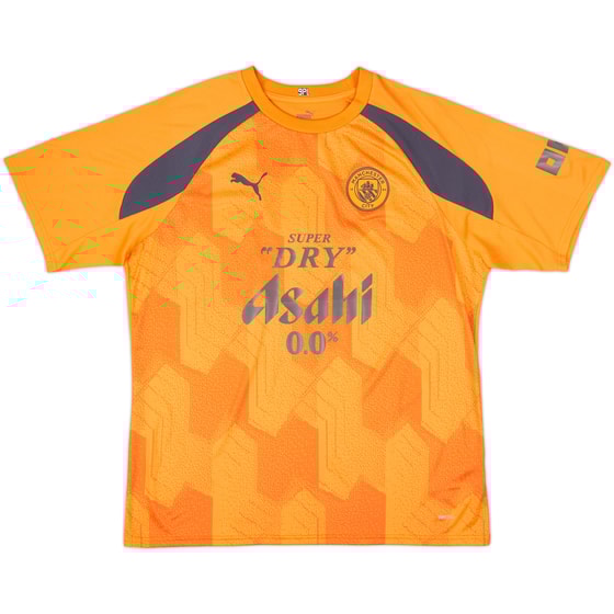2023-24 Manchester City Player Issue Pre-Match Shirt #9 (Haaland) - As New - (XL)