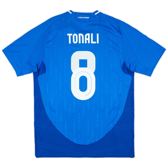 2024-25 Italy Authentic Home Shirt Tonali #8