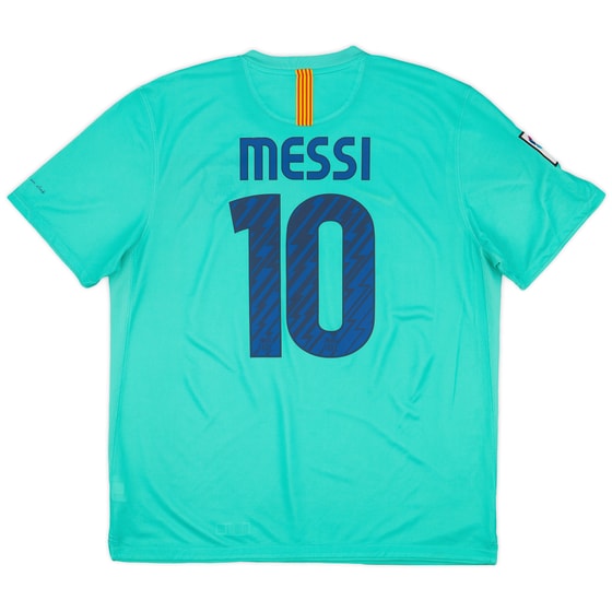 2010-11 Barcelona Away Shirt Messi #10