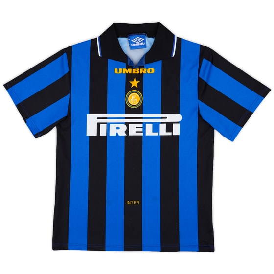 1996-97 Inter Milan Basic Home Shirt - 8/10 - (S)