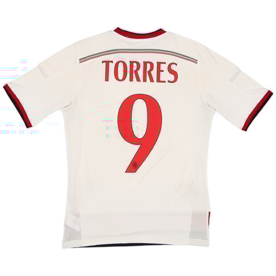 2014-15 AC Milan Away Shirt Torres #9 - 5/10 - (S)