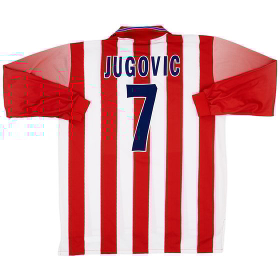 1998-99 Atletico Madrid Match Worn UEFA Cup Home L/S Shirt Jugovic #7