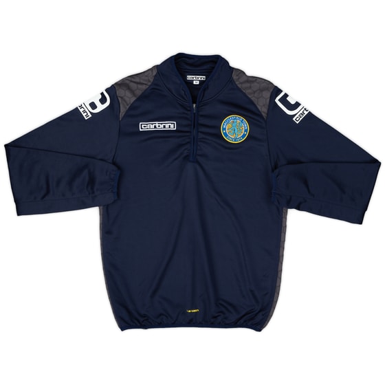 2013-14 Macclesfield Town Carbrini 1/4 Zip Training Top - 8/10 - (M)