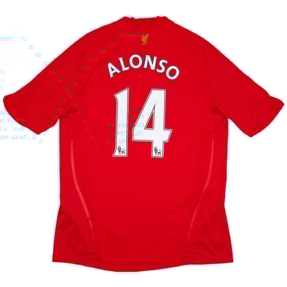 2008-10 Liverpool Home Shirt Alonso #14