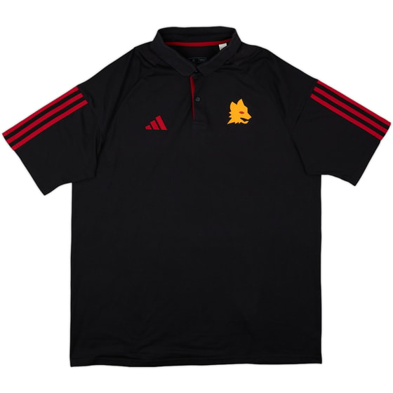 2023-24 Roma adidas Polo Shirt - 9/10 - (XL)