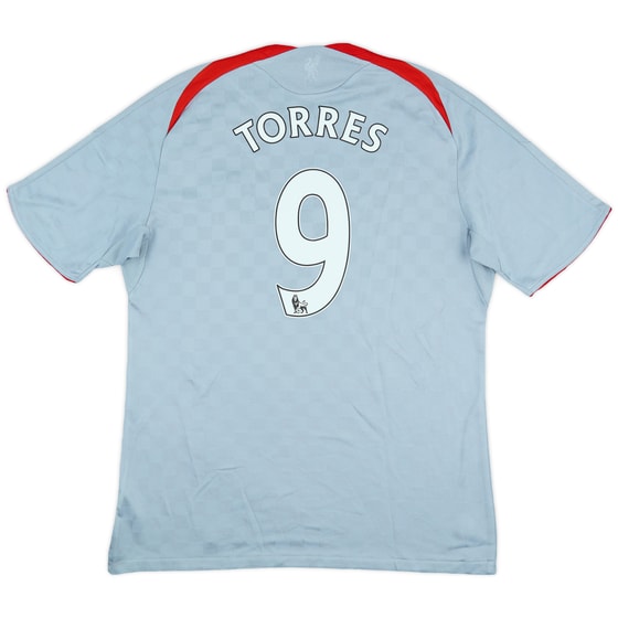 2008-09 Liverpool Away Shirt Torres #9