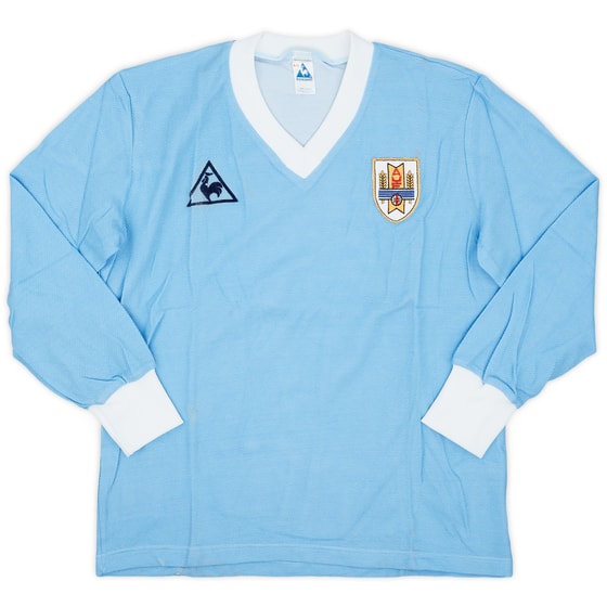 1986-90 Uruguay Home L/S Shirt - 6/10 - (S)