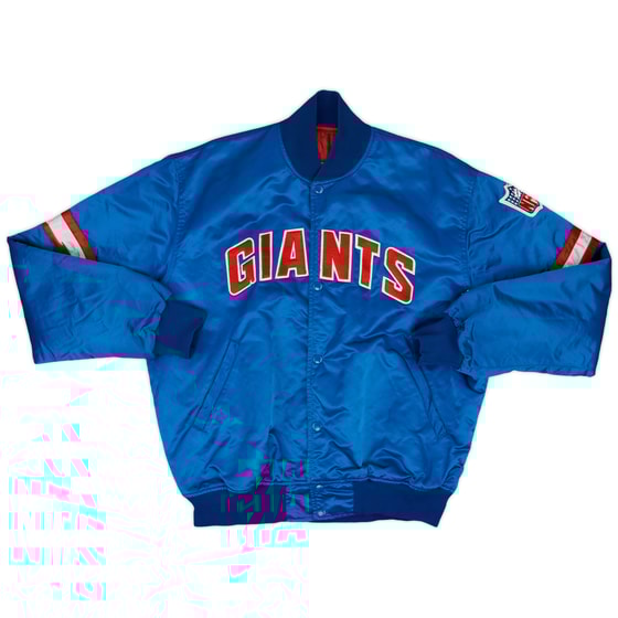 1980s New York Giants Starter Satin Varsity Jacket - 6/10 - (L)