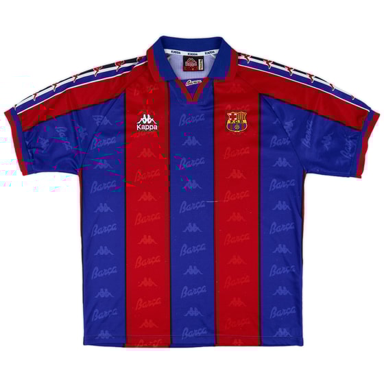 1995-97 Barcelona Home Shirt - 7/10 - (L)