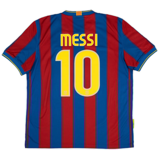 2009-10 Barcelona Home Shirt Messi #10