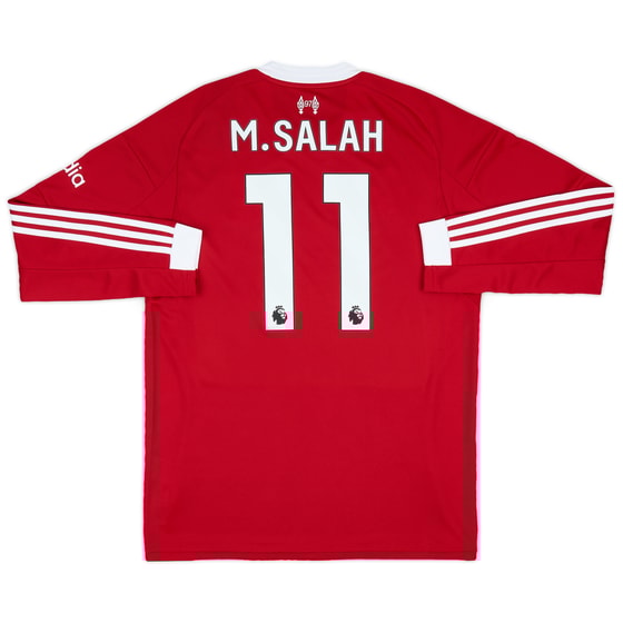 2025-26 Liverpool Home L/S Shirt M.Salah #11