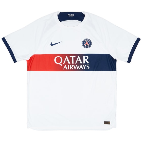 2023-24 Paris Saint-Germain Authentic Away Shirt - 7/10 - (XL)