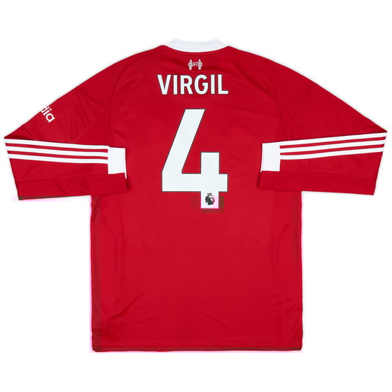 2025-26 Liverpool Home L/S Shirt Virgil #4