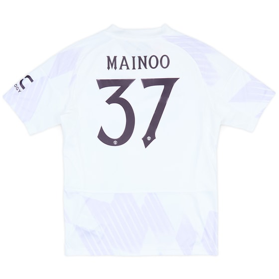 2025-26 Manchester United Away Shirt Mainoo #37 (KIDS)
