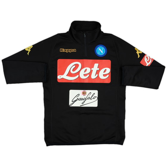 2016-17 Napoli Kappa 1/4 Zip Drill Top - 5/10 - (M)