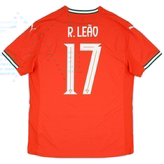 2025-26 Portugal Authentic Home Shirt R.Leao #17