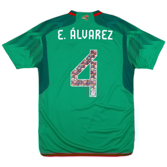2022-23 Mexico Special Edition Home Shirt E.Alvarez #4