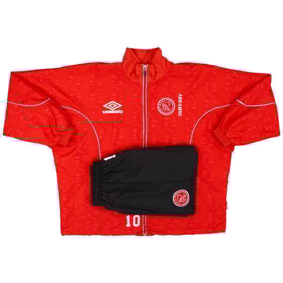 1998-99 Ajax Player Issue Umbro Tracksuit #10 (Litmanen)