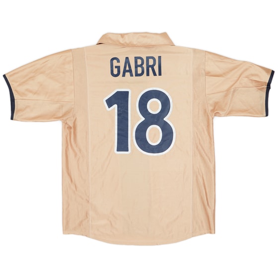 2002-03 Barcelona Match Worn Champions League Third Shirt Gabri #18