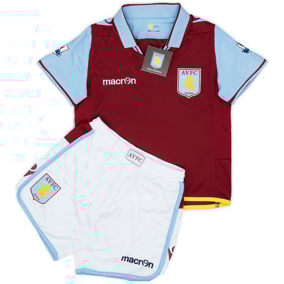 2012-13 Aston Villa Home Shirt and Shorts (5-6 Years)