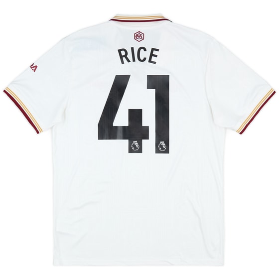 2025-26 Arsenal Third Shirt Rice #41