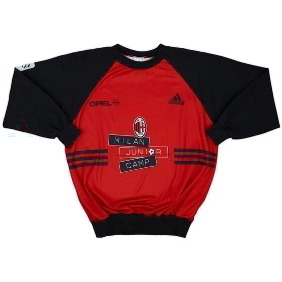 2002-03 AC Milan 'Junior Camp' adidas Sweat Top - 8/10 - (S.Boys)