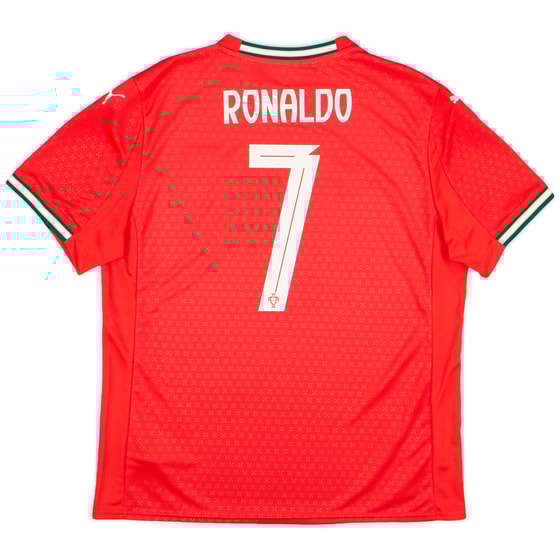 2025-26 Portugal Home Shirt Ronaldo #7