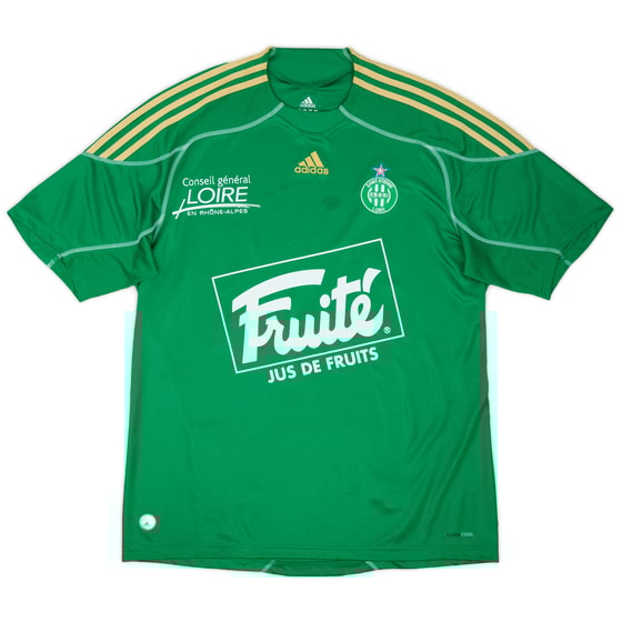 2009-10 Saint Etienne Home Shirt - 7/10 - (XL)