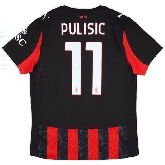 2025-26 AC Milan Authentic Home Shirt Pulisic #11
