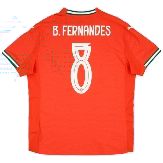 2025-26 Portugal Authentic Home Shirt B.Fernandes #8