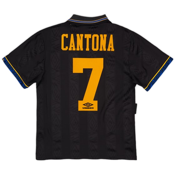 1993-95 Manchester United Away Shirt Cantona #7 - 5/10 - (S)