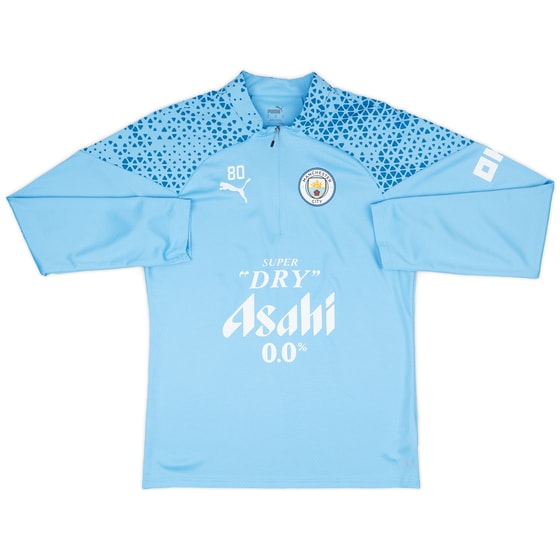 2023-24 Manchester City Player Issue 1/4 Zip Training Top #80 (Palmer) - As New - (M)