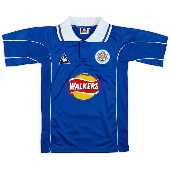 2000-01 Leicester Home Shirt - 8/10 - (L.Boys)