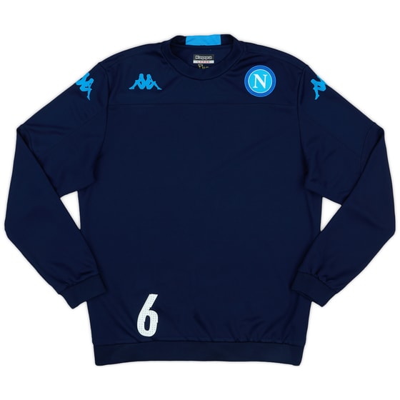 2017-18 Napoli Player Issue Training Top - 5/10