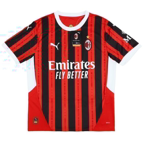 Ac milan football shirt top