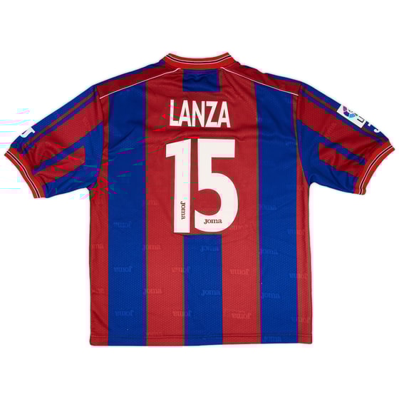 1999-00 Levante Match Issue Home Shirt Lanza #15