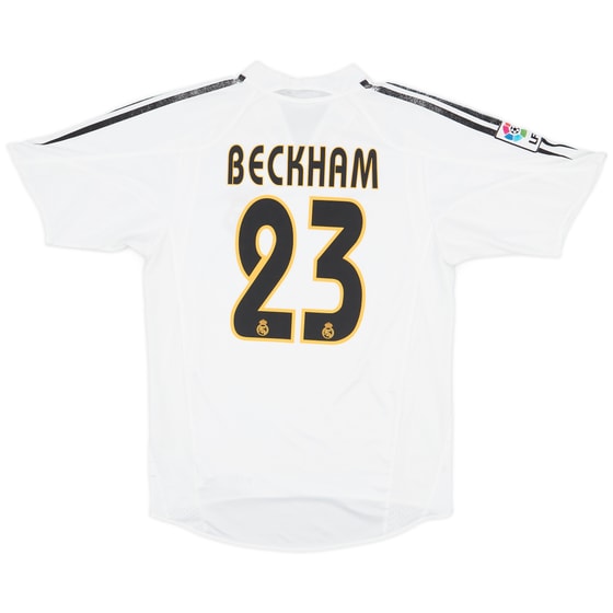 2004-05 Real Madrid Home Shirt Beckham #23 - 5/10 - (S)