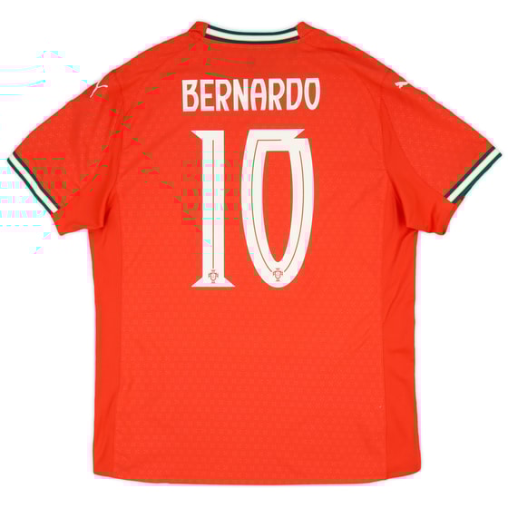 2025-26 Portugal Authentic Home Shirt Bernardo #10