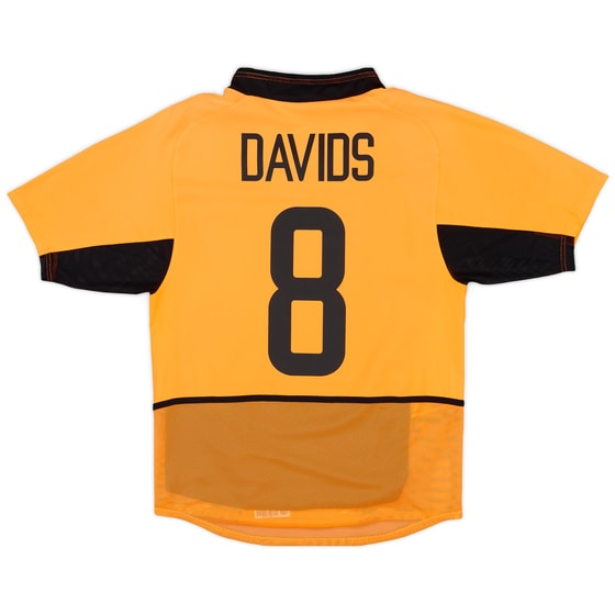 2002-04 Netherlands Authentic Home Shirt Davids #8 - 7/10 - (S)