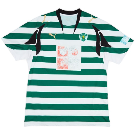 2007-08 Sporting CP Home Shirt - 4/10 - (XL)